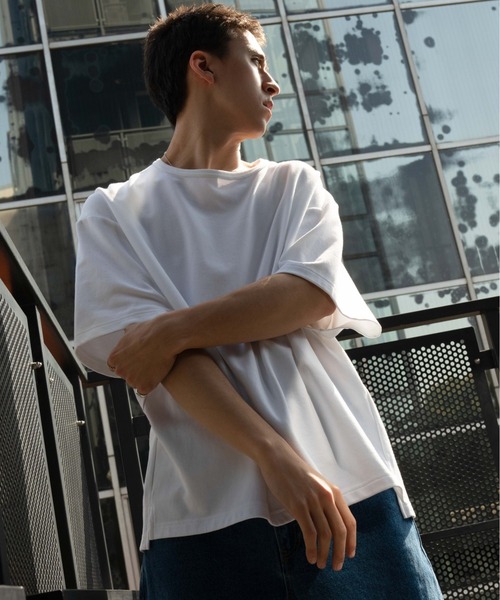 THE STANDARD（ザスタンダード）の「WEGO/ドライクルーネック半袖T（Tシャツ/カットソー・メンズ・グリーン/ホワイト/ブラック/ネイビー・MEDIUM/LARGE/SMALL）」の10枚目の写真