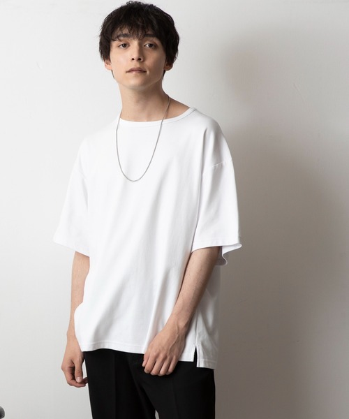 THE STANDARD（ザスタンダード）の「WEGO/ドライクルーネック半袖T（Tシャツ/カットソー・メンズ・グリーン/ホワイト/ブラック/ネイビー・MEDIUM/LARGE/SMALL）」の13枚目の写真