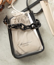 WEGO | WEGO/チェーンクリアバッグ(ショルダーバッグ)