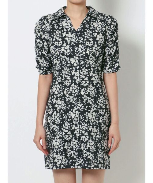 EMODA(エモダ)の「シャツカラーフレアワンピース(ワンピース・レディース・ブラック/ベージュ/その他・FREE)」の17枚目の写真