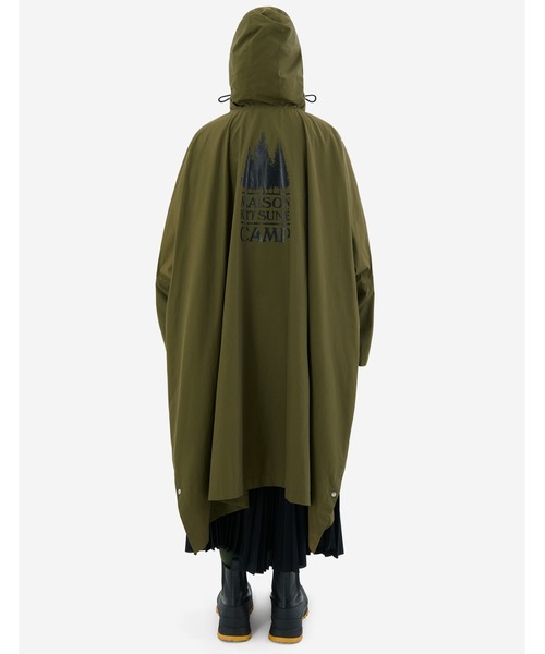Maison Kitsune(メゾンキツネ)の「MK CAMP HOODED CAPE Maison Kitsune(メゾンキツネ)の「MK CAMP HOODED CAPE