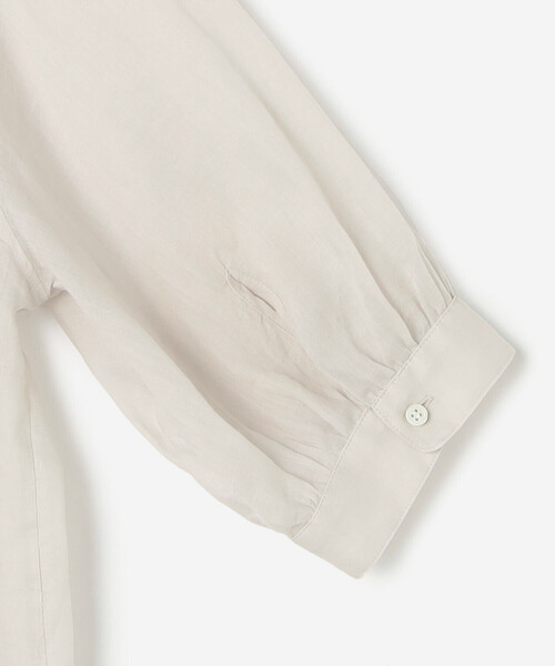 LE GLAZIK（ルグラジック）の「LE GLAZIK | ギャザーネックシャツ SOLID WOMEN（シャツ/ブラウス・レディース・グリーン/グレー/オレンジ・36）」の8枚目の写真