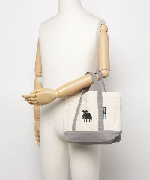 moz（モズ）の「moz 帆布トミニトートバッグ M（トートバッグ・メンズ・キャメル/ブルー/グレー・M）」の19枚目の写真