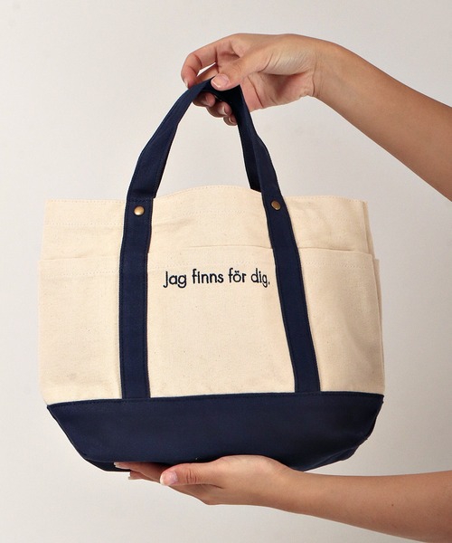 moz（モズ）の「moz 帆布トミニトートバッグ M（トートバッグ・メンズ・キャメル/ブルー/グレー・M）」の11枚目の写真