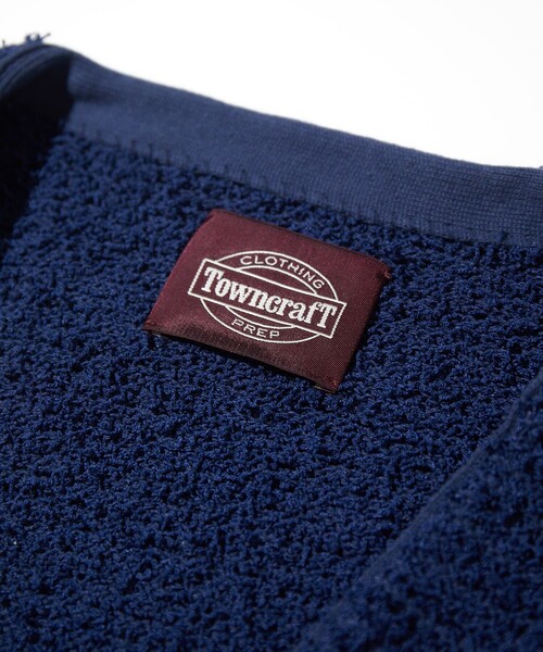 TOWNCRAFT(タウンクラフト)の「Towncraft PREP/タウンクラフトプレップ Curl Yarn Cardigan/カールヤーン カーディガン(カーディガン/ボレロ・メンズ・ブラック/ネイビー・MEDIUM/LARGE)」の7枚目の写真