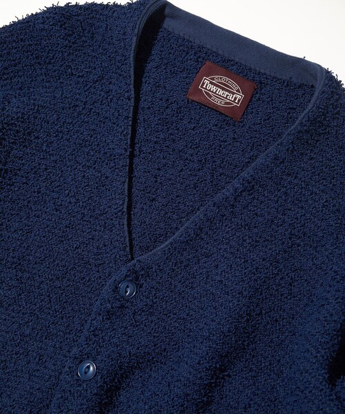 TOWNCRAFT(タウンクラフト)の「Towncraft PREP/タウンクラフトプレップ Curl Yarn Cardigan/カールヤーン カーディガン(カーディガン/ボレロ・メンズ・ブラック/ネイビー・MEDIUM/LARGE)」の8枚目の写真