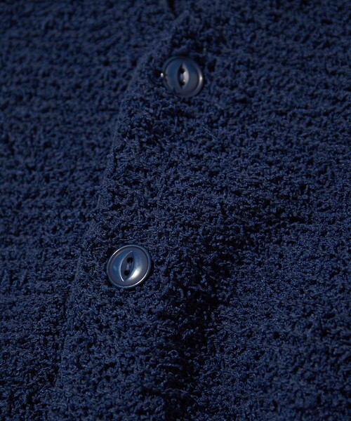 TOWNCRAFT(タウンクラフト)の「Towncraft PREP/タウンクラフトプレップ Curl Yarn Cardigan/カールヤーン カーディガン(カーディガン/ボレロ・メンズ・ブラック/ネイビー・MEDIUM/LARGE)」の10枚目の写真