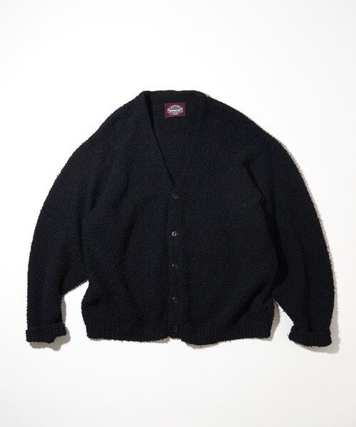 TOWNCRAFT(タウンクラフト)の「Towncraft PREP/タウンクラフトプレップ Curl Yarn Cardigan/カールヤーン カーディガン(カーディガン/ボレロ・メンズ・ブラック/ネイビー・MEDIUM/LARGE)」の14枚目の写真