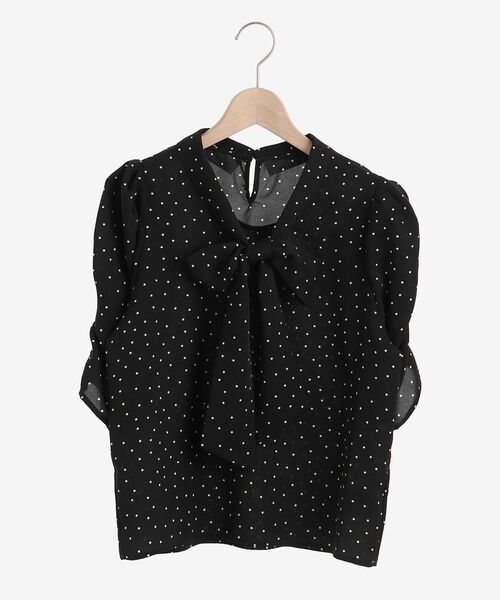 MAJESTIC LEGON(マジェスティックレゴン)の「ボウタイレディパターンブラウス(シャツ/ブラウス・レディース・ベージュ系その他2/ホワイト系その他2/ブラック系その他/ブラック/ベージュ/ホワイト系その他・MEDIUM)」の20枚目の写真