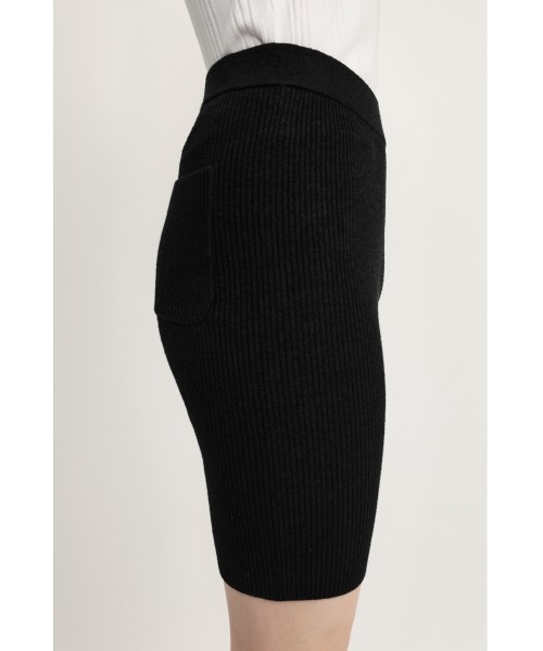 SLY（スライ）の「HG BIKER SHORT PT ハイゲージ バイカー ショート パンツ（スラックス・レディース・ブラック/カーキ・FREE）」の14枚目の写真