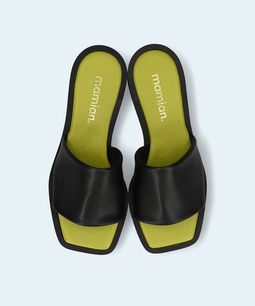 MAMIAN（マミアン）の「厚底 プラットフォーム サンダル (3.5cmソール)（サンダル・レディース・ホワイト/ブラック/ブラック×グリーン/グレイッシュベージュ・LL/S/M/L）」の12枚目の写真