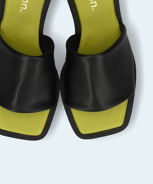 MAMIAN（マミアン）の「厚底 プラットフォーム サンダル (3.5cmソール)（サンダル・レディース・ホワイト/ブラック/ブラック×グリーン/グレイッシュベージュ・LL/S/M/L）」の13枚目の写真