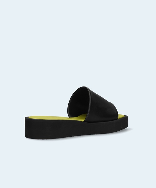 MAMIAN（マミアン）の「厚底 プラットフォーム サンダル (3.5cmソール)（サンダル・レディース・ホワイト/ブラック/ブラック×グリーン/グレイッシュベージュ・LL/S/M/L）」の14枚目の写真