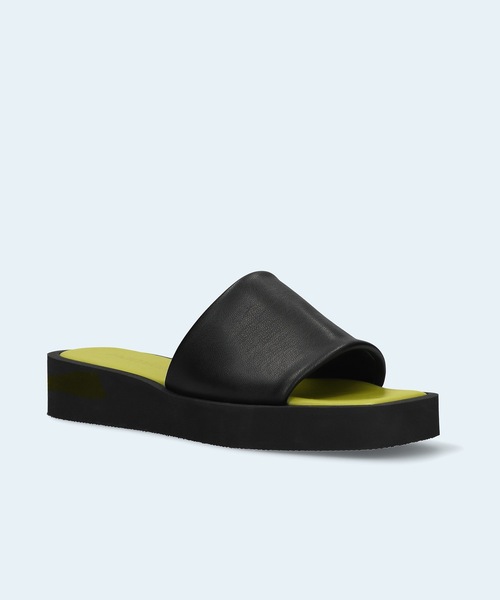 MAMIAN（マミアン）の「厚底 プラットフォーム サンダル (3.5cmソール)（サンダル・レディース・ホワイト/ブラック/ブラック×グリーン/グレイッシュベージュ・LL/S/M/L）」の15枚目の写真