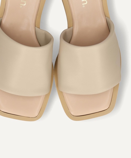 MAMIAN（マミアン）の「厚底 プラットフォーム サンダル (3.5cmソール)（サンダル・レディース・ホワイト/ブラック/ブラック×グリーン/グレイッシュベージュ・LL/S/M/L）」の19枚目の写真