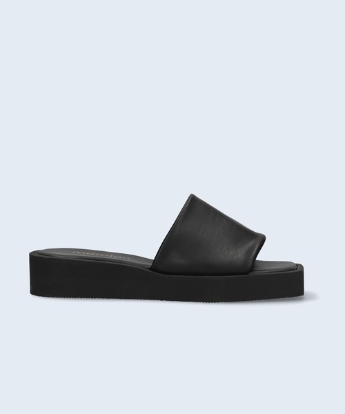 MAMIAN（マミアン）の「厚底 プラットフォーム サンダル (3.5cmソール)（サンダル・レディース・ホワイト/ブラック/ブラック×グリーン/グレイッシュベージュ・LL/S/M/L）」の5枚目の写真