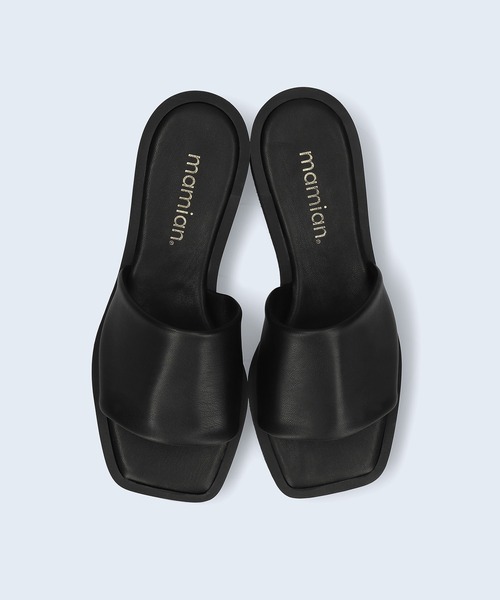 MAMIAN（マミアン）の「厚底 プラットフォーム サンダル (3.5cmソール)（サンダル・レディース・ホワイト/ブラック/ブラック×グリーン/グレイッシュベージュ・LL/S/M/L）」の6枚目の写真