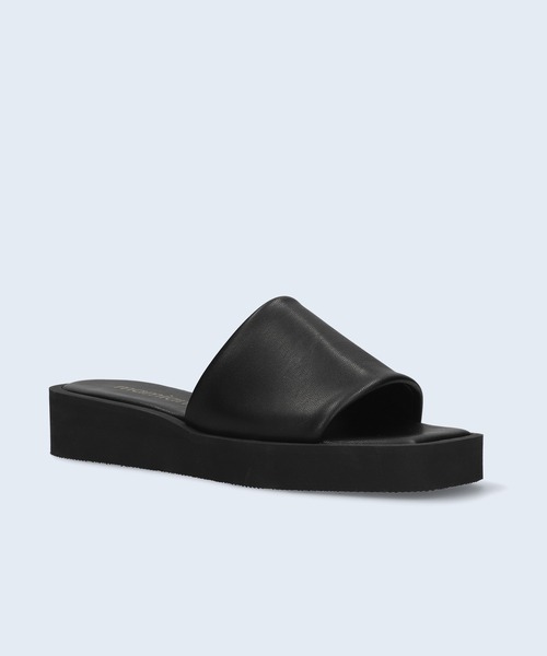 MAMIAN（マミアン）の「厚底 プラットフォーム サンダル (3.5cmソール)（サンダル・レディース・ホワイト/ブラック/ブラック×グリーン/グレイッシュベージュ・LL/S/M/L）」の9枚目の写真