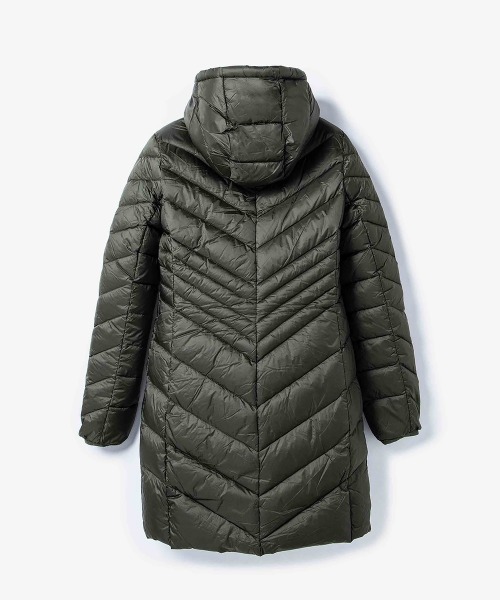 MICHAEL KORS（マイケルコース）の「シェブロン ロング パッカブルジャケット（ダウンジャケット/コート・レディース・オリーブ・S/XS）」の3枚目の写真