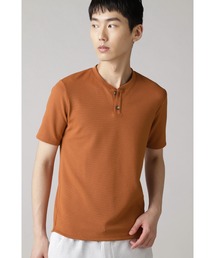 HIGH STREET | HIGH STREET∴パーペチュアルパールニット半袖ヘンリーネック(Tシャツ/カットソー)