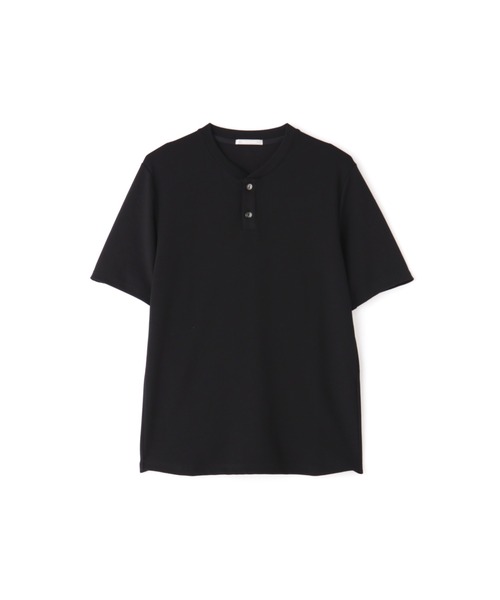 HIGH STREET(ハイストリート)の「HIGH STREET∴パーペチュアルパールニット半袖ヘンリーネック(Tシャツ/カットソー・メンズ・オレンジ系その他/ブラック/ホワイト・M/L/LL)」の18枚目の写真