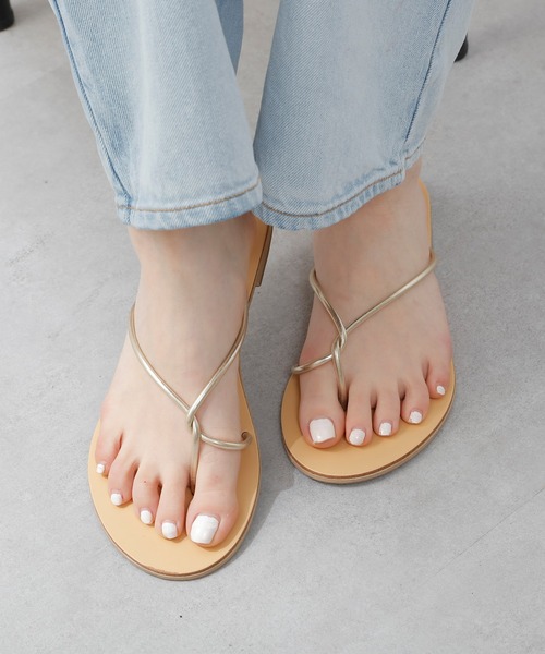 SHENERY（シーナリー）の「(NICOLAS LAINAS/ニコラスライナス)サンダル②（サンダル・レディース・ベージュ・36/37/38/39）」の2枚目の写真