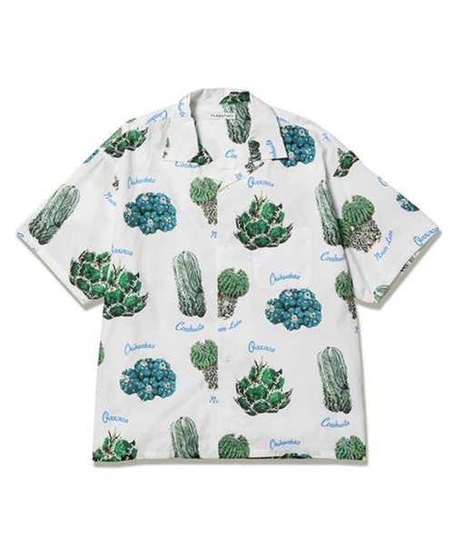 F-LAGSTUF-F(フラグスタフ)の「North and Central America S/S SHIRTS(シャツ/ブラウス・メンズ・ホワイト/ブラック・M/L/XL)」の1枚目の写真