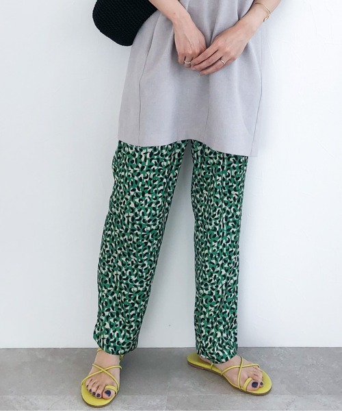 LEPSIM（レプシィム）の「アソートガラプリントパンツ　281087（その他パンツ・レディース・ブラック系その他/ブラウン系その他/グリーン系その他・FREE）」の3枚目の写真