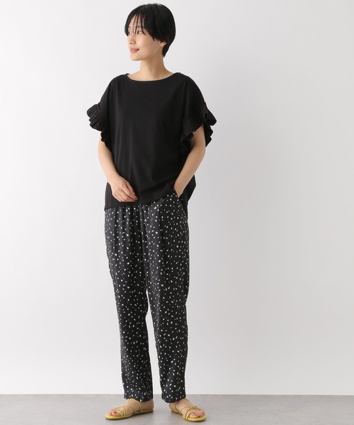 LEPSIM（レプシィム）の「アソートガラプリントパンツ　281087（その他パンツ・レディース・ブラック系その他/ブラウン系その他/グリーン系その他・FREE）」の4枚目の写真