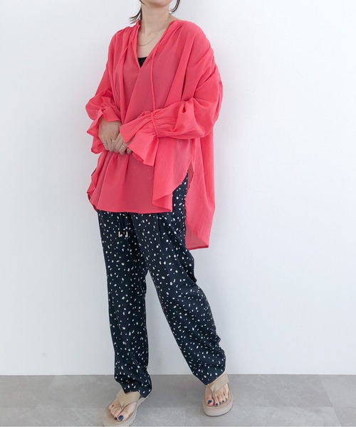 LEPSIM（レプシィム）の「アソートガラプリントパンツ　281087（その他パンツ・レディース・ブラック系その他/ブラウン系その他/グリーン系その他・FREE）」の22枚目の写真