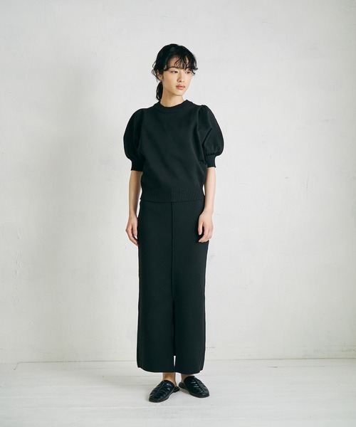 4youstory(フォーユーストーリー)の「【4youstory】ボリュームスリーブトップス(Tシャツ/カットソー・レディース・ブラック/グリーン/アイボリー・FREE)」の9枚目の写真