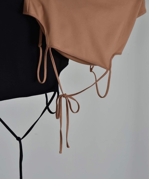 I_am（アイアム）の「arrange string bra top（チューブトップ・レディース・ブラック/テラコッタ・FREE）」の12枚目の写真