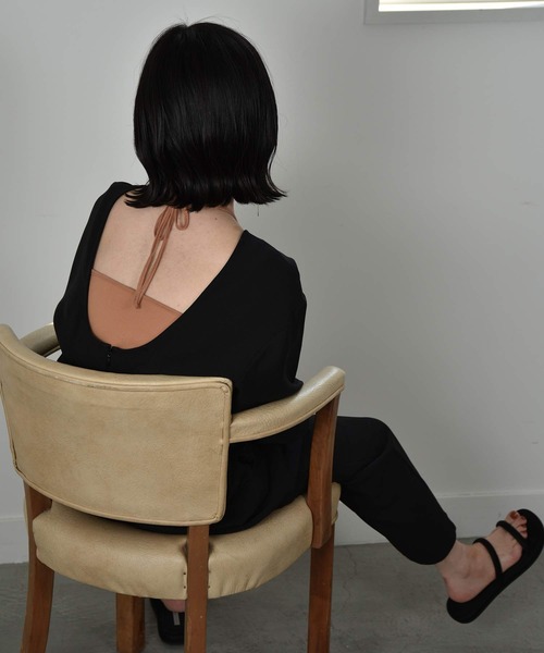 I_am（アイアム）の「arrange string bra top（チューブトップ・レディース・ブラック/テラコッタ・FREE）」の9枚目の写真