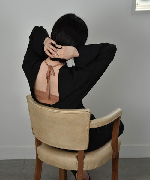 I_am（アイアム）の「arrange string bra top（チューブトップ・レディース・ブラック/テラコッタ・FREE）」の16枚目の写真