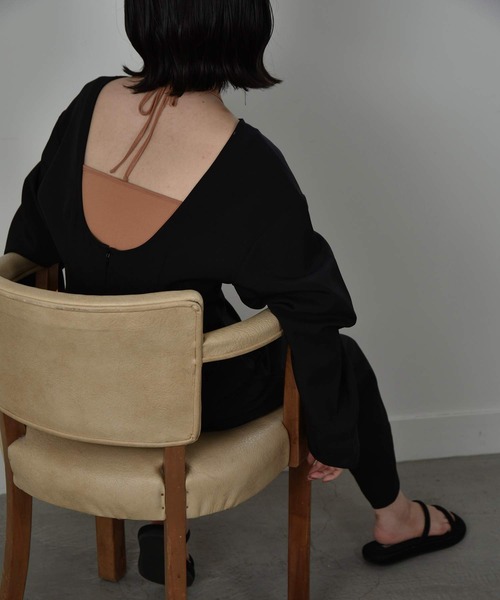 I_am（アイアム）の「arrange string bra top（チューブトップ・レディース・ブラック/テラコッタ・FREE）」の15枚目の写真