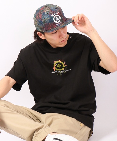 LRG（エルアールジー）の「LRG リフティド タクティクス SS Tシャツ（Tシャツ/カットソー・メンズ・ホワイト/ブラック/ネイビー/ターコイズブルー/シルバー/オレンジ/ホワイト系その他/ブラック系その他/ブルーグリーン/ホワイト系その他2・L/2XL/XL/M）」の4枚目の写真