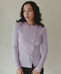 Kari & lili | design rib tops(Tシャツ/カットソー)