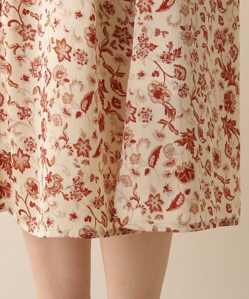 OPAQUE.CLIP（オペークドットクリップ）の「◆ヴィンテージフラワーワンピース（ワンピース・レディース・ベージュ系/ネイビー系・36/38）」の14枚目の写真