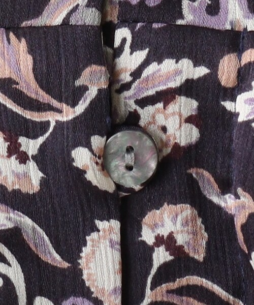 OPAQUE.CLIP（オペークドットクリップ）の「◆ヴィンテージフラワーワンピース（ワンピース・レディース・ベージュ系/ネイビー系・36/38）」の7枚目の写真