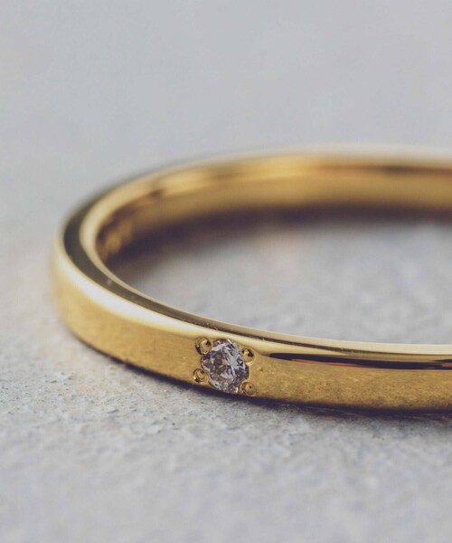 and cloud（アンドクラウド）の「Grayscale Diamond Ring（リング・レディース・イエローゴールド・#15/#13/#9/#11）」の3枚目の写真
