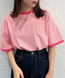 apres jour mignon | 半袖カラーリンガーT【ZOZOTOWN限定アイテム】(Tシャツ/カットソー)