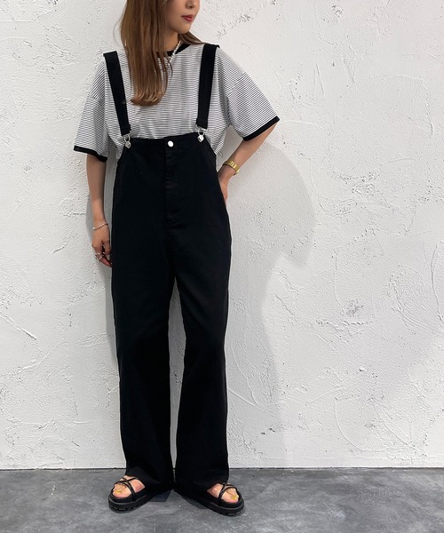 apres jour mignon（アプレジュールミニョン）の「半袖カラーリンガーT【ZOZOTOWN限定アイテム】（Tシャツ/カットソー・レディース・オフホワイト/ピンク/オレンジ/グリーン/ブルー系その他/イエロー系その他/ピンク系その他・X-LARGE/フリー）」の12枚目の写真