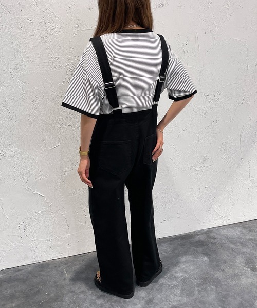 apres jour mignon（アプレジュールミニョン）の「半袖カラーリンガーT【ZOZOTOWN限定アイテム】（Tシャツ/カットソー・レディース・オフホワイト/ピンク/オレンジ/グリーン/ブルー系その他/イエロー系その他/ピンク系その他・X-LARGE/フリー）」の13枚目の写真