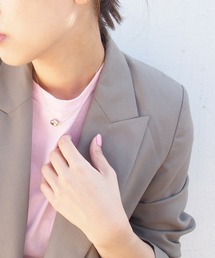 mille blanc（ミルブラン）の「【日本製】メタルストーンネックレス（ネックレス）」