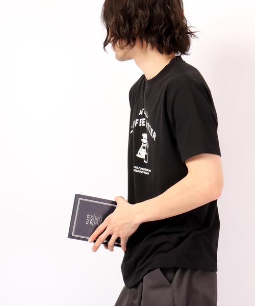 FUNALIVE(ファンアライブ)の「BF2 select coffeeサイフォン 刺繍 梨地 Tシャツ(Tシャツ/カットソー・メンズ・ホワイト/ブラック/カーキ/グレイッシュベージュ・LL/M/L)」の18枚目の写真