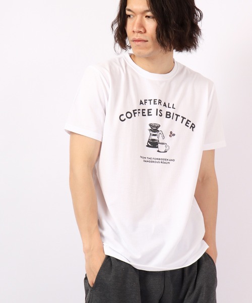 FUNALIVE(ファンアライブ)の「BF2 select coffeeサイフォン 刺繍 梨地 Tシャツ(Tシャツ/カットソー・メンズ・ホワイト/ブラック/カーキ/グレイッシュベージュ・LL/M/L)」の8枚目の写真