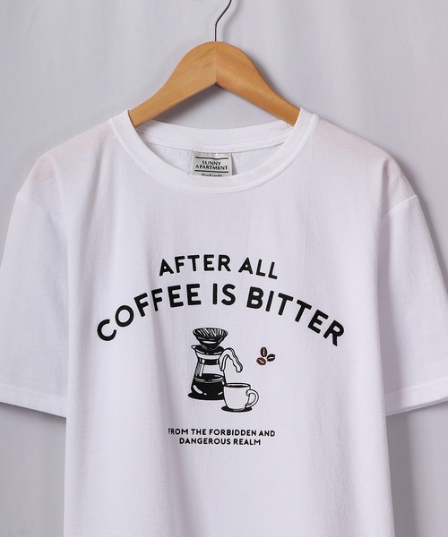 FUNALIVE(ファンアライブ)の「BF2 select coffeeサイフォン 刺繍 梨地 Tシャツ(Tシャツ/カットソー・メンズ・ホワイト/ブラック/カーキ/グレイッシュベージュ・LL/M/L)」の7枚目の写真