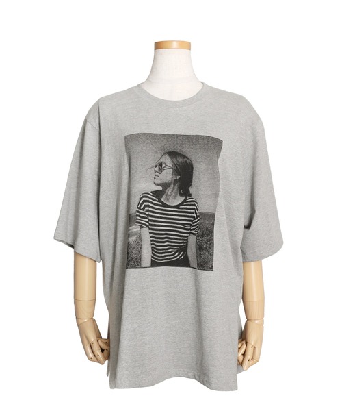reca（レカ）の「シルケットフォトプリントTシャツ（Tシャツ/カットソー・レディース・ホワイト/グレー・FREE）」の7枚目の写真
