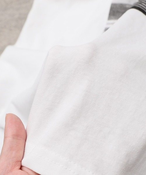 reca（レカ）の「シルケットフォトプリントTシャツ（Tシャツ/カットソー・レディース・ホワイト/グレー・FREE）」の14枚目の写真