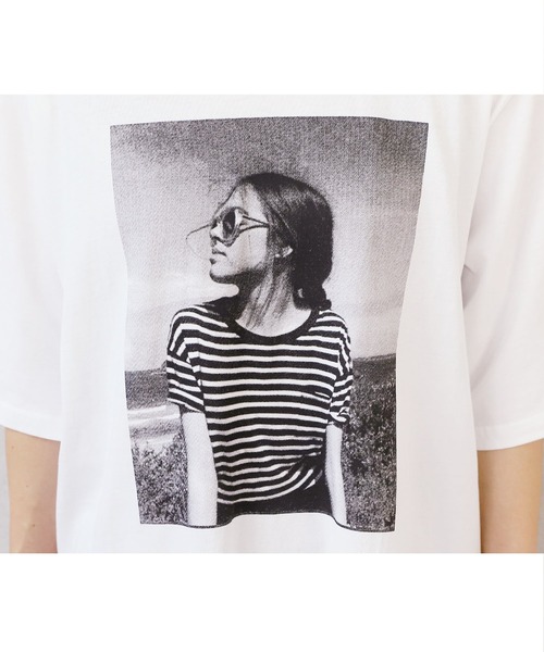 reca（レカ）の「シルケットフォトプリントTシャツ（Tシャツ/カットソー・レディース・ホワイト/グレー・FREE）」の17枚目の写真